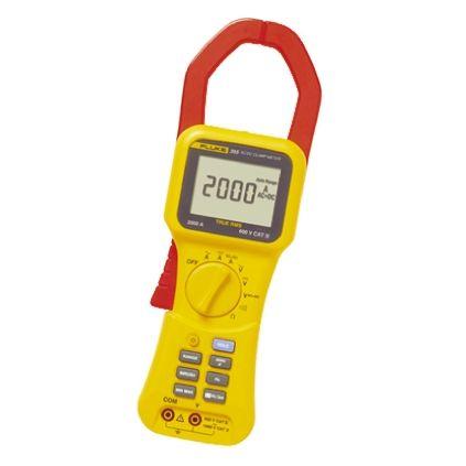 Klešťový měřicí přístroj 600 V ac 1000 V dc 2000 A 2000 A 400 kΩ, úroveň kategorie: KAT IV, CAT III, typ displeje: LCD