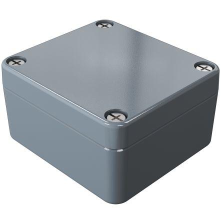 Rose Pouzdro, řada: Aluminium Standard IP66 Nestíněný barva Šedá IK09 barva Šedá Odlévaný hliník 64 mm 64 mm 58 mm