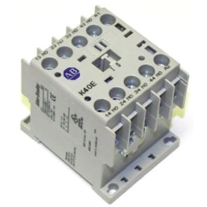 Allen Bradley 4 NO Stykač napětí ve vinutí 110V ac 4pólový 10 A 690V ac s 4 NO kontakty Spínání motorů, Napájecí spínač,