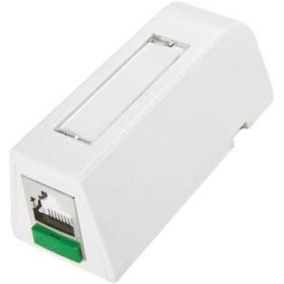 Elektrická krabice, řada: DataGate 10G, počet cest: 1 RJ45 FTP Úhlový Kat6 Bílá, Černá, Mandle Molex Premise Networks