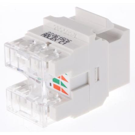 Molex Premise Networks Zástrčka, řada: KSJ, Kat6, počet portů: 8portový, Zástrčka, UTP, RJ45