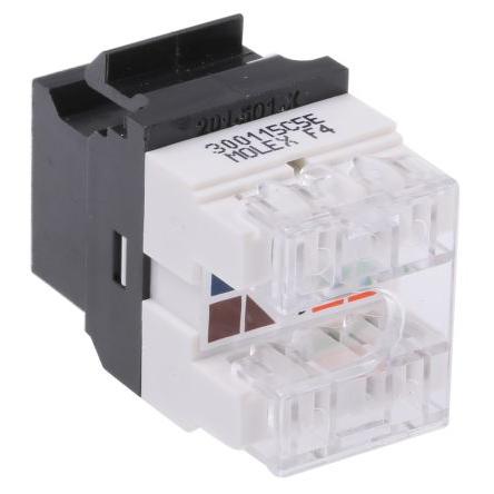 Molex Premise Networks Zástrčka, řada: KSJ, Cat5e, počet portů: 8portový, Zástrčka, UTP, RJ45