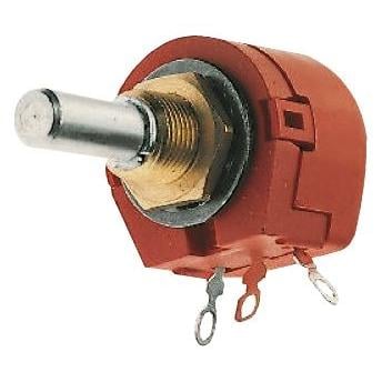 Potenciometr, průměr hřídele: 6.35 mm 1otáčkový, řada: TW 100 Ω 10 % 1 W TW1101KA Rotační, Montáž do panelu 1 TE
