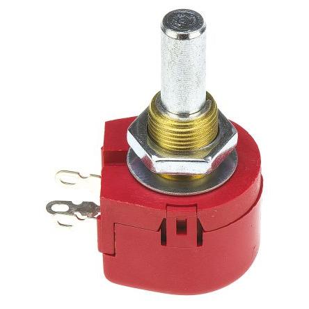 Potenciometr, průměr hřídele: 6.35 mm 1otáčkový, řada: TW 250 Ω 10 % 1 W TW1251KA Rotační, Montáž do panelu 1 TE