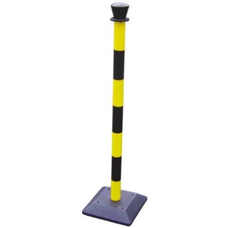 50 mm, Černá, Žlutá Polyvinylchlorid, obsah sady: 2 kolíky s váženou základnou Ø 50 mm výška 1 m, šířka: 280mm RS PRO