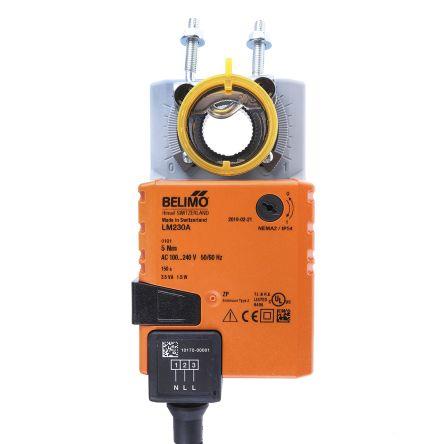 Belimo Pohon klapky 5 Nm Otevřít/Zavřít 240V ac