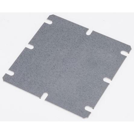 Fibox Montážní deska, délka: 98 mm x 98mm Řada MNX, Ocel