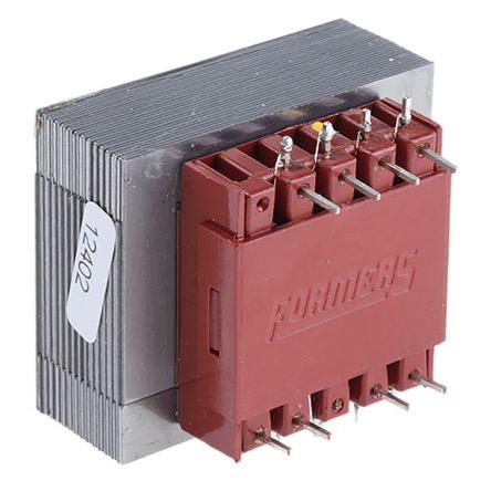 RS PRO Transformátor PCB, sekundární napětí: 6 to 15 V ac, počet výstupů: 2 Průchozí otvor 82 % 20 VA