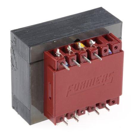 RS PRO Transformátor PCB, sekundární napětí: 6 to 15 V ac, počet výstupů: 2 Průchozí otvor 20 VA