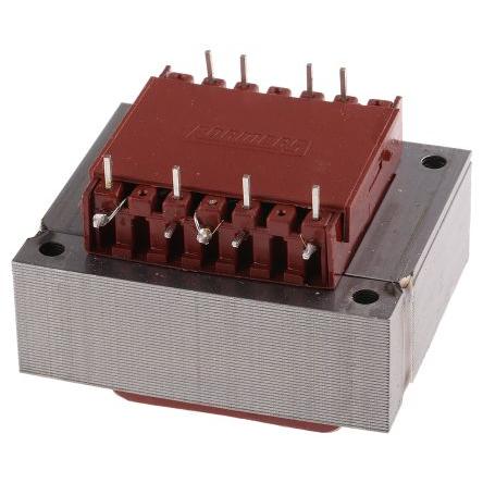 RS PRO Transformátor PCB, sekundární napětí: 6 to 15 V ac, počet výstupů: 2 Průchozí otvor 82 % 20 VA
