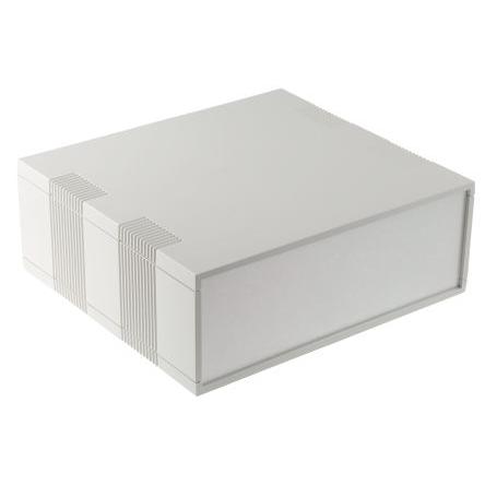 RS PRO Pouzdro počítače Šedá ABS 250 mm 100 mm 275 mm