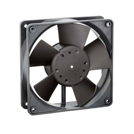 ebm-papst Axiální ventilátor, řada: 4300, průtok vzduchu: 170 m³/h 5 W 24V dc 210 mA IP20 119 mm 119mm 32 mm