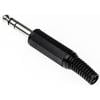 Lumberg Konektor jack, Kabel, Stereo, Pájecí Vnější, 6.35 mm 1 2A barva Černá, orientace těla: Rovný, materiál kontaktu: