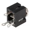 Lumberg Konektor jack, Montáž do panelu, Monofonní, Pájecí Vnitřní, 2.5 mm 1 500mA barva Černá, orientace těla: Rovný,