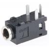 Lumberg Konektor jack, Průchozí otvor, Stereo, Pájecí Vnitřní, 2.5 mm 4 500mA barva Černá, orientace těla: Pravý úhel,