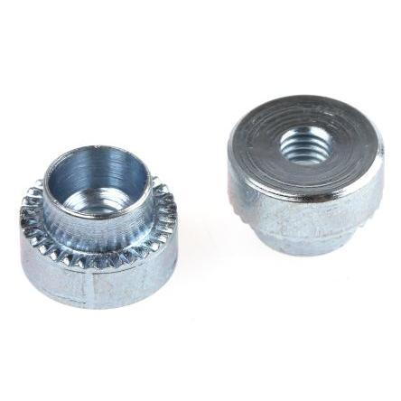 Nýtovací objímka, Pasivovaný pozinkovaný, Ocel, Metrické Hank 7.9 mm, průměr otvoru: 5.5 mm 3.2 mm