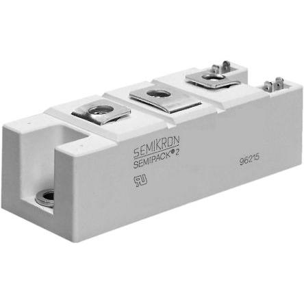 Semikron Danfoss Diodový/tyristorový modul SCR SKKH 162/18 E 150 mA 5.4 kA 156 A 1800 V SEMIPACK2 1.6 V, počet kolíků: 5