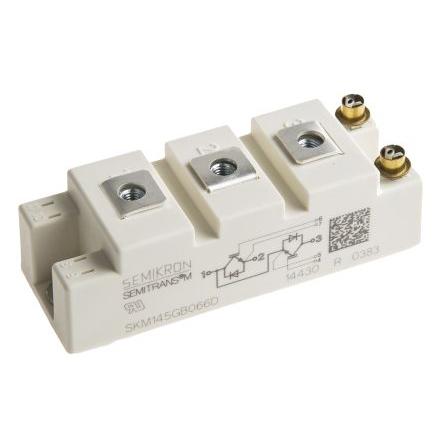 Semikron Danfoss IGBT modul SKM145GB066D N-kanálový 195 A 600 V, SEMITRANS, počet kolíků: 7 kolíkový Panel 2