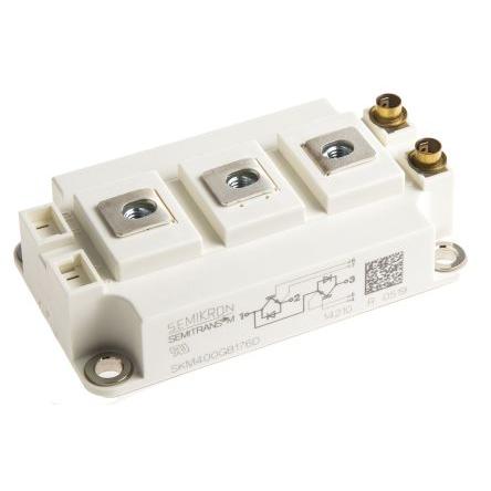 Semikron Danfoss IGBT modul SKM400GB176D N-kanálový 430 A 1700 V, SEMITRANS, počet kolíků: 7 kolíkový Panel 2