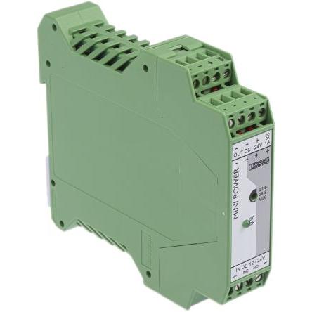 Phoenix Contact Měnič DC/DC MINI-PS-12-24DC/24DC/1, výstup: 24V dc 1.5 kV dc, Vin 24V dc 1 A, Vin 12V 24 W -25 °C 70 °C