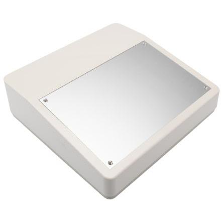 OKW Pouzdro počítače, řada: DeskCase 190 Bílá, Šedá ABS 228 mm 76 mm 216 mm