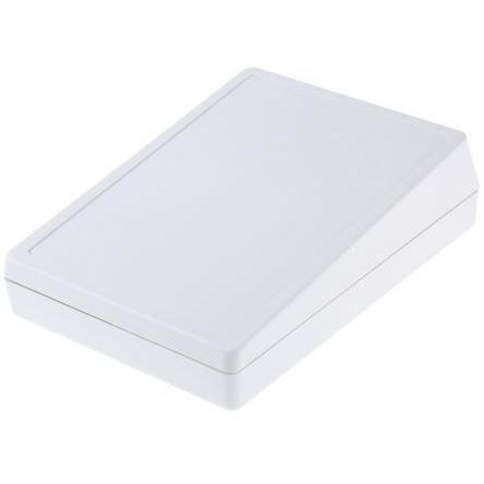 OKW Pouzdro počítače, řada: DeskCase 138 Zešikmená přední strana Bílá ABS 190 mm 54 mm 138 mm