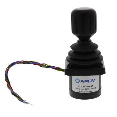 APEM Joystickový, řada: 9000 IP65 3osý Zámek Pasivní Volný přívod 240 V ac 55 °C -20 °C