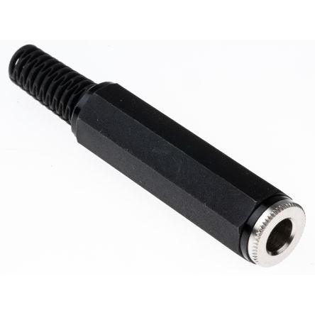 Lumberg Konektor jack, Kabel, Stereo, Pájecí Vnitřní, 6.35 mm 1 2A barva Černá, orientace těla: Rovný, materiál
