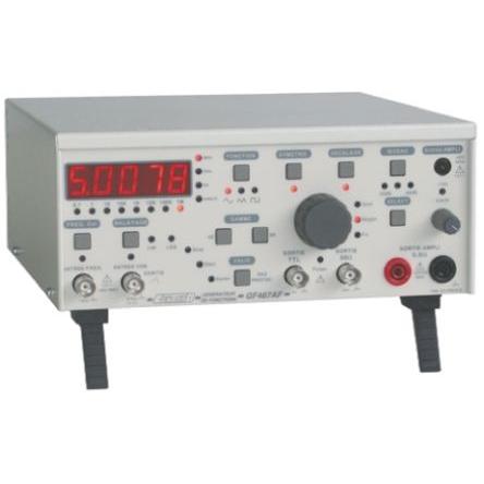 Generátor funkcí GF467AF GF467AF 5 MHz 0.01 Hz, typ rozhraní: RS-232 ELC Modulace FM Proměnlivá rychlost procházení