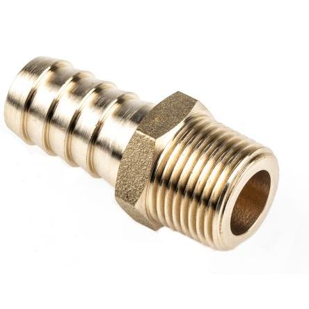 Přípojka hadicová Přípojka, Mosaz, vnitřní průměr hadice: 12.7 mm (vnitřní prům.) RS PRO