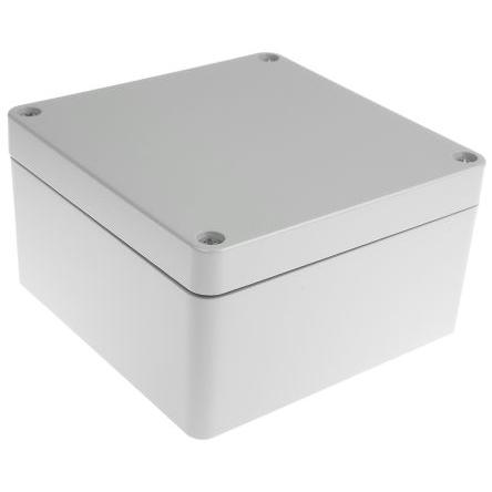 Rittal Nástěnná krabice, řada: GA IP66 Litý hliník Šedá RAL 7001 160 mm 160 mm 91 mm