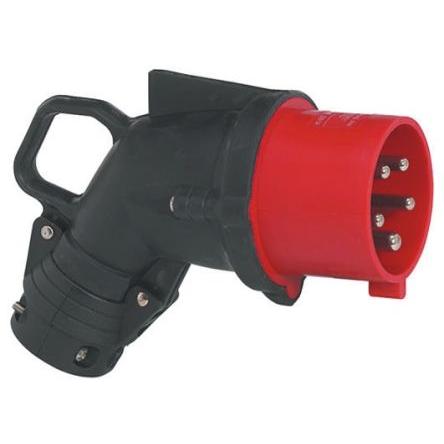 Legrand Průmyslový napájecí konektor, řada: HYPRA, IP44, Kabel, formát pólů: 3P+N+PE, orientace těla: Pravý úhel barva
