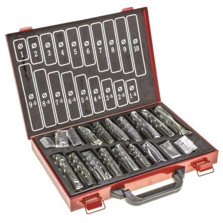 Sada bitů vrtáků, HSS, počet kusů: 170 Otáčecí RS PRO Kov, max. velikost: 10 mm, min. velikost: 1 mm