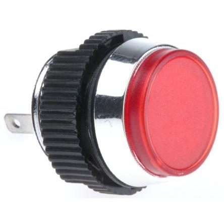 Indikátor pro montáž do panelu Prominentní barva Červená, 12V, 14 V Signal Construct, IP67