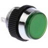 Indikátor pro montáž do panelu, řada: SKCD Zelená, typ žárovky: LED Jazýček Signal Construct 14V 16 mm, IP67