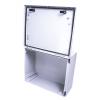 Fibox Nástěnná krabice, řada: CAB P IP66 Polyester Šedá 415 mm 515 mm 230 mm