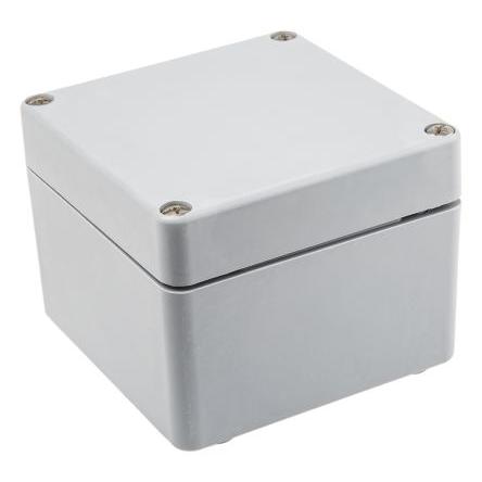 Fibox Pouzdro, řada: Euronord II IP67, IP66 barva Šedá IK08 barva Šedá Polyester 122 mm 90 mm 120 mm Etylen-propylen
