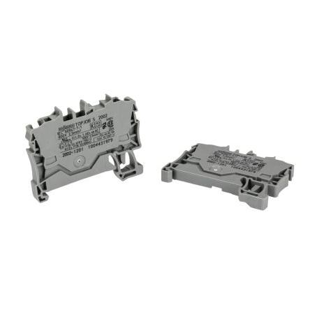 WAGO Napájení přes svorkovnici 2002-1201, řada: TOPJOB S, 2002, 800V Šedá 2.5mm² 1 Klecová svorka IECEx/ATEX