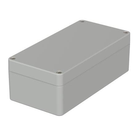 Bopla Pouzdro, řada: Euromas IP66 S přírubou barva Šedá barva Šedá ABS 160 mm 55 mm 80 mm Polychloropren