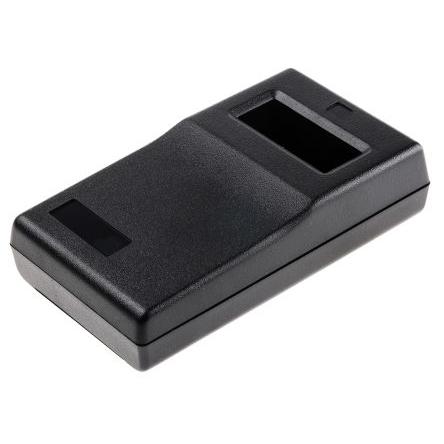 OKW Kapesní pouzdro Integrovaná přihrádka na baterie Okno displeje Prohlubeň pro klávesnici ABS barva Černá 145 mm 37 mm