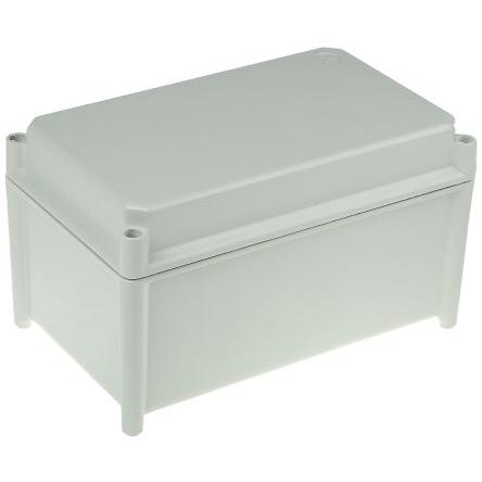 RS PRO Pouzdro, řada: RS PRO IP67 Nestíněný barva Šedá IK10 barva Šedá Laminát 185 mm 175 mm 300 mm