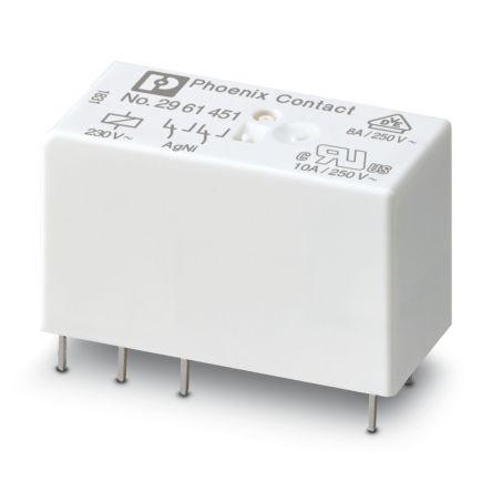 Phoenix Contact Výkonové relé DPDT Lišta DIN 8A 230V ac REL-MR-230AC/21-21