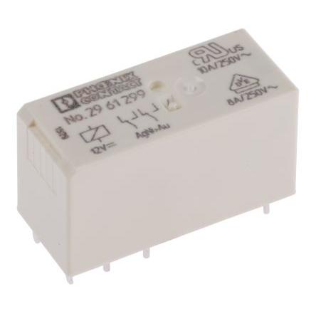 Phoenix Contact Výkonové relé DPDT Lišta DIN 10A 12V dc REL-MR-12DC/21-21AU