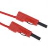 Hirschmann Test & Measurement Zkušební kabel s konektorem, Červená 16A, délka kabelů: 1 m, 30 V ac, 60V dc, úroveň