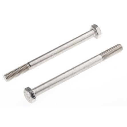 RS PRO Šroub s vnitřním šestihranem, Obyčejný, Nerezová ocel, M8, délka: 100 mm
