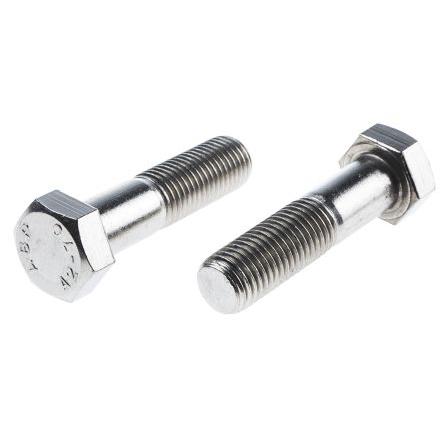 RS PRO Šroub s vnitřním šestihranem, Obyčejný, Nerezová ocel, M20, délka: 80 mm