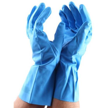 Polyco Healthline Pracovní rukavice EN 374 Chemické látky Modrá CE, EN 388 Nitril 4 1 0 Nitril Ne Ne 10
