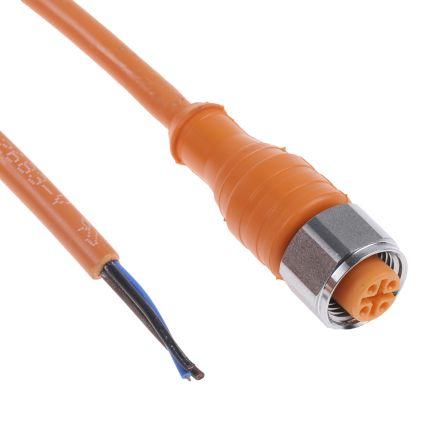 Kabel ovladače snímače, A: Vnitřní, A: Rovný 4, B: Bez koncovky, 250V, IP69K, řada: PRKT Lumberg Automation 10 m