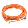 Kabel ovladače snímače, A: Vnitřní, A: Pravoúhlý 4, B: Volný konec, B: Neuzavřený, 32V, IP67, IP69K, řada: PRKWT Lumberg