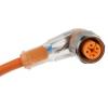 Kabel ovladače snímače, A: Vnitřní, A: Pravoúhlý 4, B: Volný konec, B: Neuzavřený, 32V, IP67, IP69K, řada: PRKWT Lumberg